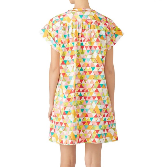 SALONI Printed Ashley B Shift Dress Size 2 in Multicolor - Picture 3 of 14